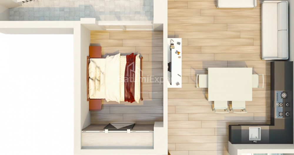 Пәтер 66.67 м² - Мезгварта, Chakvi, Грузия