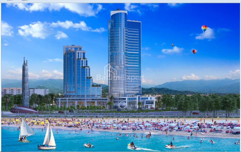 Пәтер 35.9 м² - Батырлар аллеясы, Batumi, Грузия
