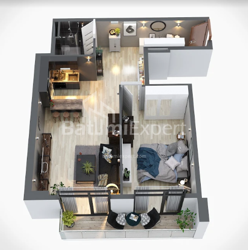 Тұрғызылып жатқан объект 62.5 м² - Лех және Мария Качинский, Batumi, Грузия