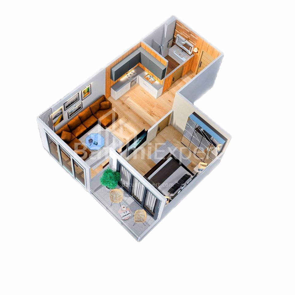 Пәтер 60 м² - Ладо Гудиашвили, Batumi, Грузия