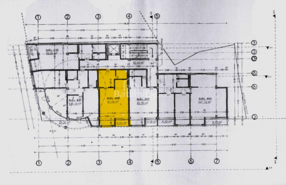 Пәтер 62 м² - Юрьевская, Batumi, Грузия