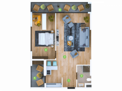 Пәтер 3-комн 73 m² - Шериф Химшиашвили, Batumi