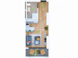 Пәтер 1-комн 30.2 m² - Шериф Химшиашвили, Batumi