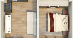 Пәтер 1-комн 49.6 m² - Мезгварта, Chakvi
