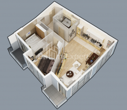 Тұрғызылып жатқан объект 55.8 м² - Лех және Мария Качинский, Batumi, Грузия