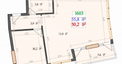 Тұрғызылып жатқан объект 2-комн 55.8 m² - Лех және Мария Качинский, Batumi