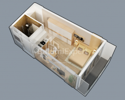 Тұрғызылып жатқан объект 1-комн 34.8 m² - Лех және Мария Качинский, Batumi