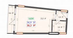 Тұрғызылып жатқан объект 1-комн 34.9 m² - Лех және Мария Качинский, Batumi
