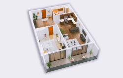 Пәтер 57.1 м² - Батырлар аллеясы, Batumi, Грузия
