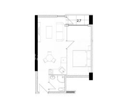Тұрғызылып жатқан объект 43.2 м² - Лех және Мария Качинский, Batumi, Грузия