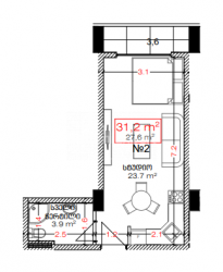 Тұрғызылып жатқан объект 31.2 м² - Лех және Мария Качинский, Batumi, Грузия