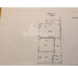 Пәтер 3-комн 73 m² - Иване Джавахишвили, Batumi