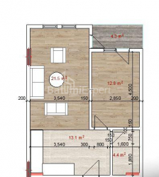 Пәтер 2-комн 58 m² - Илья Чавчавадзе, Batumi