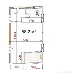 Пәтер 2-комн 58 m² - Юрьевская, Batumi
