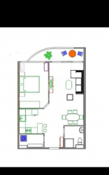 Пәтер 2-комн 60 m² - Иване Джавахишвили, Batumi
