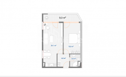 Пәтер 2-комн 58.8 m² - Хайдара Абашидзе, Batumi